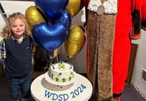 Wilson and Tenby’s Mayor ‘rock their socks’ off for World Down Syndrome Day