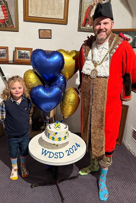 Wilson and Tenby mayor