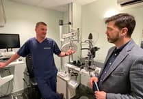 Local MP discusses County’s eye health provision at Specsavers Haverfordwest
