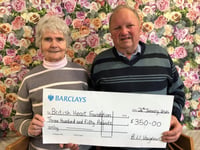 Pembrokeshire man celebrates donations to help heart charity
