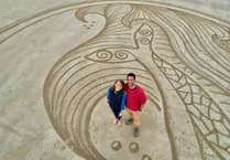 WATCH: Sand artist's latest creation in Tenby for ITV Wales' Coast and Country 