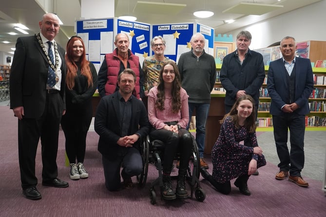 Haverfordwest Library played host to the Poet Laureate Library Tour for 2024