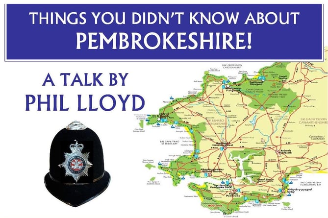 Pembroke speaker Phil Lloyd relates unusual experiences over 30 years of service in the police force