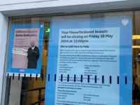 Community banking at County Hall after Barclays branch closure