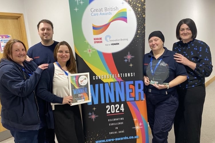 Delta Wellbeing, 2024 winner of the prestigious national care award for putting people first