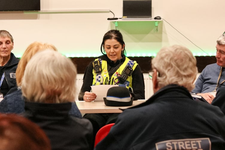 Police representatives spoke warmly of their partnership with Street Pastors in Pembroke