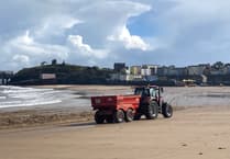 WATCH: What the work taking place on Tenby's harbour & North Beach is for?