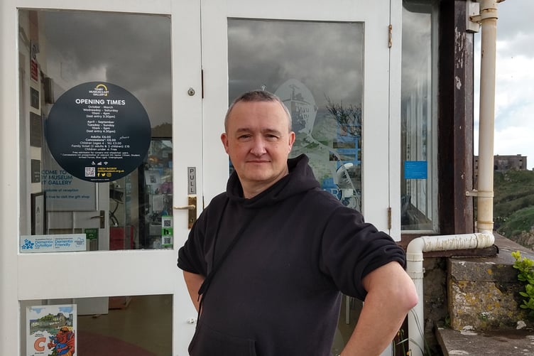 Tenby Museum and Art Gallery Curator, David Llewellyn
