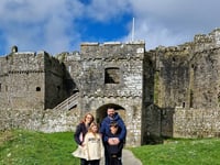 Train naming triumph rewarded with castle visit