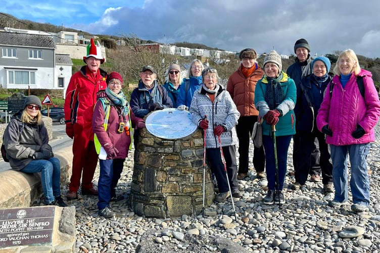 Steadies at the County Line, Amroth (Pic. Steps2Health)
