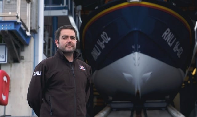 End of an era at Tenby RNLI - as Coxswain Phil John retires