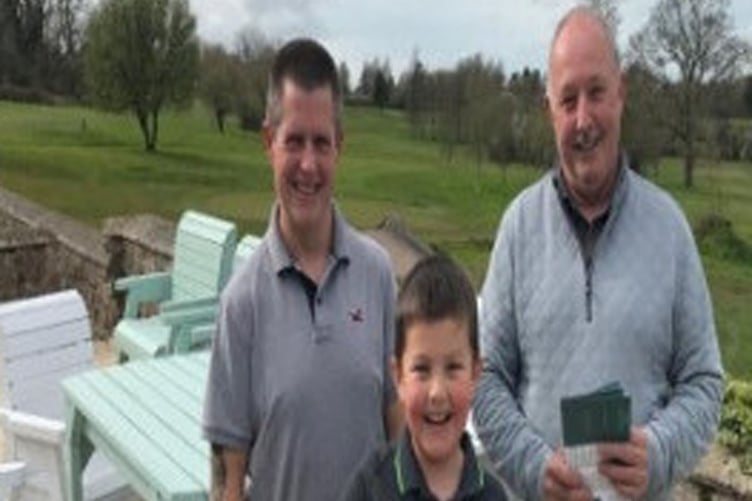 2nd 7-16s, Jacob and his dad Adam