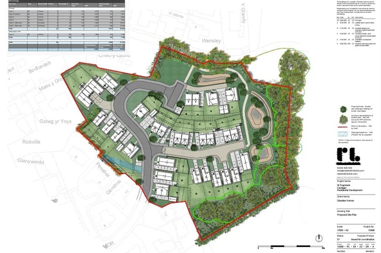 Plans for homes in St Dogmaels