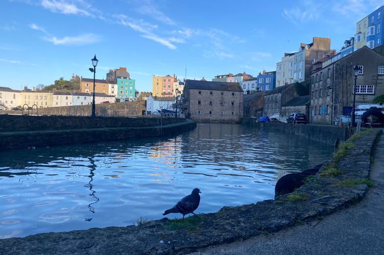Tenby sluice