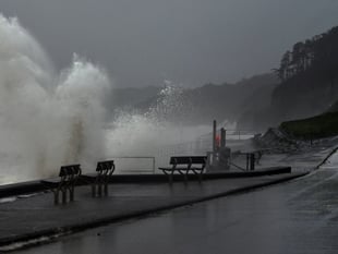 Met Office warns of Storm Goretti hitting West Wales