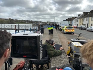 Filming continues on ‘murder mystery’ drama set in Pembroke Dock