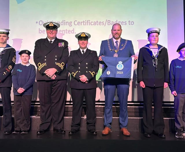 Tenby's Mayor 'floored' by Sea Cadets' achievements