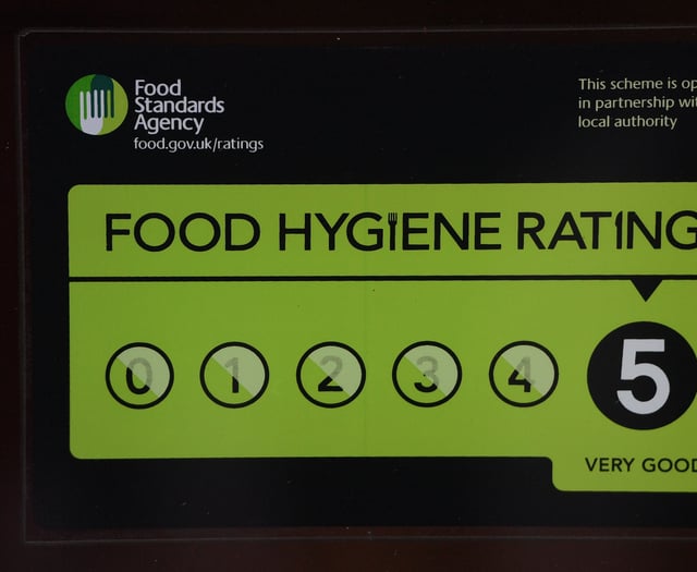 Food hygiene ratings handed to two Pembrokeshire establishments