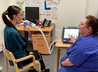 Lung function testing equipment for South Pembrokeshire Hospital