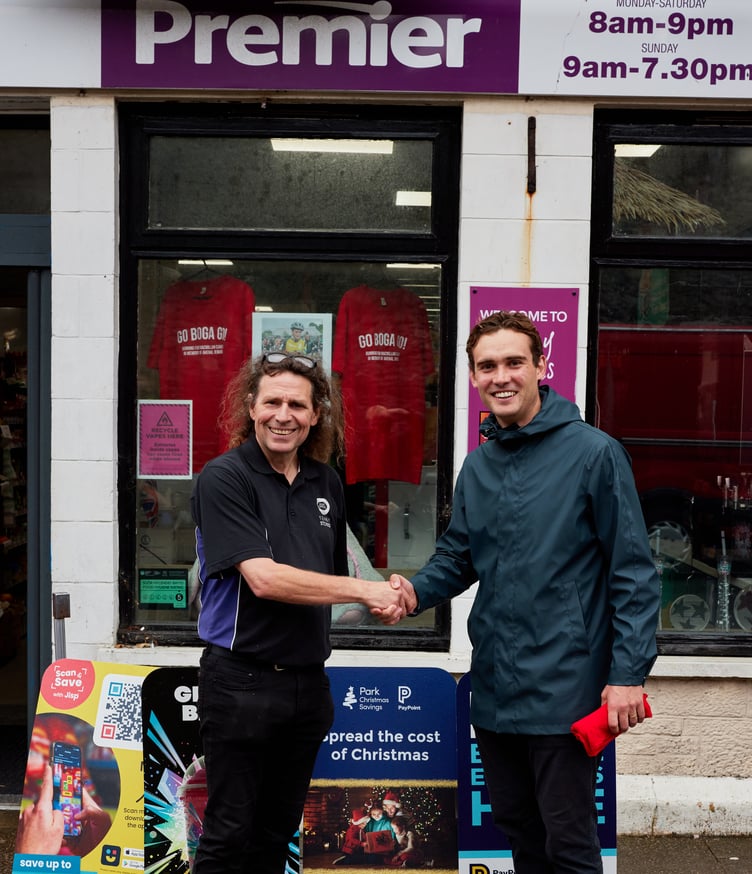 Henry Tufnell and Vince Malone - Tenby Stores and Post Office
