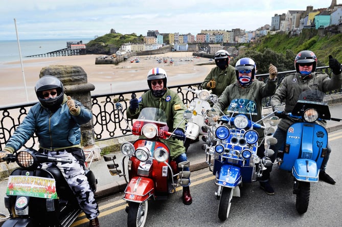 Scooter rally Tenby