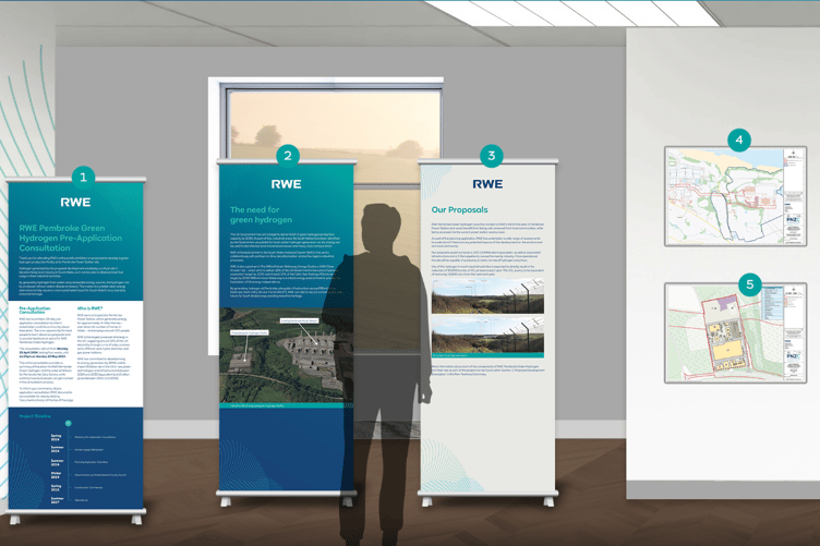 Pembroke Green Hydrogen website exhibition