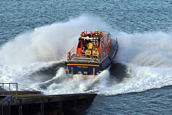 Tenby lifeboat GDP 2024