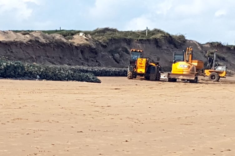 South beach dunes work