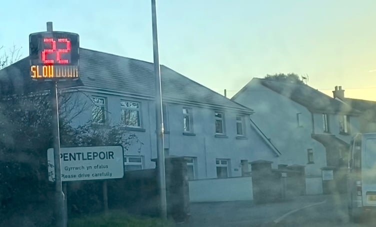 Pentlepoir 20mph
