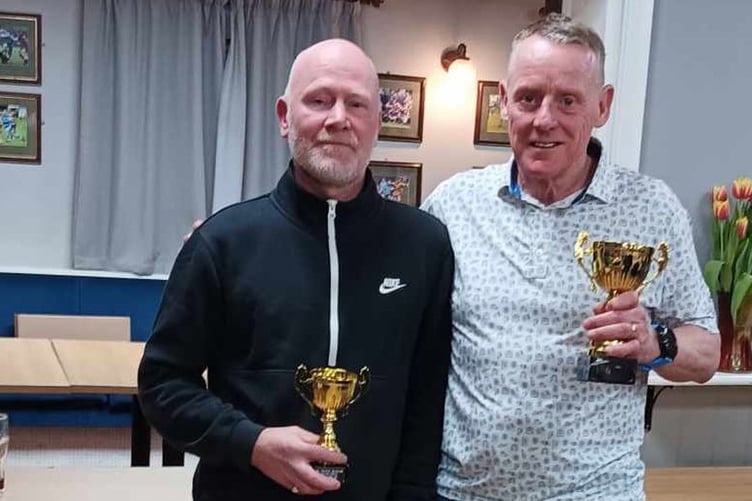 B League Singles: Runner Up: Grant Smith, Iron Duke; Winner: Alwyn Wilcox, Snug Bar