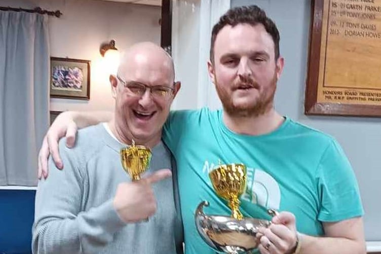 A League Singles: Runner Up: Brian Cullen, Kssc A; winner: Rhys Davies, Milton.