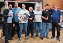 Narberth Darts League finals award presentations