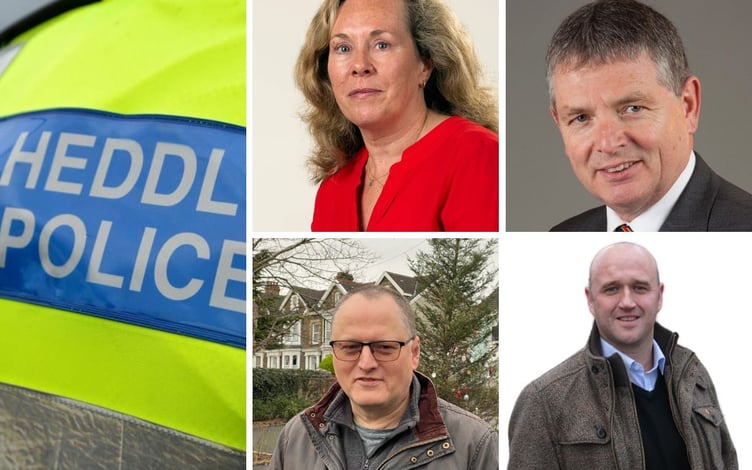 The four Police and Crime Commissioner candidates