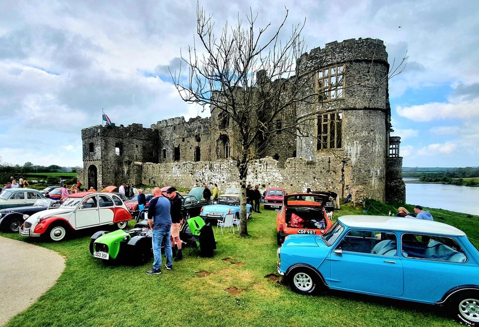 Classic car extravaganza returns to Carew Castle this Bank Holiday