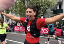 Pembrokeshire woman runs London Marathon in aid of charity close to her heart