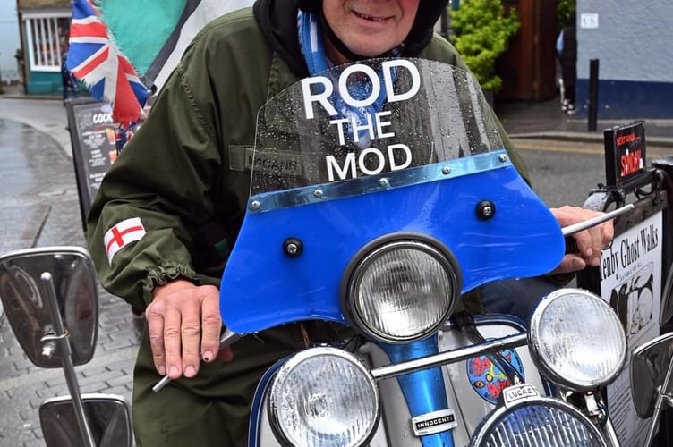 Scooter man Tenby