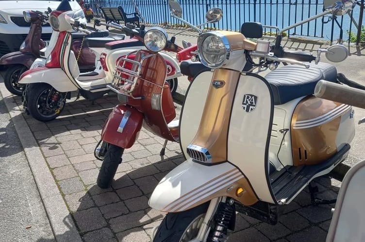 Scooters in Tenby