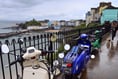 WATCH: Hundreds of scooters ride around the seaside town of Tenby