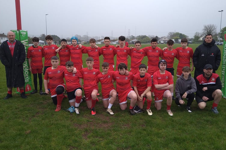 Pembroke Under 14s performed well against Old Penarthians