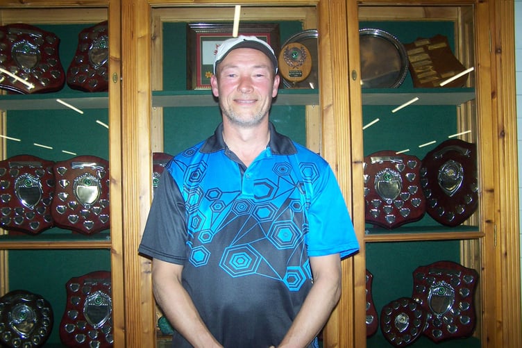 Mens singles winner John Roberts