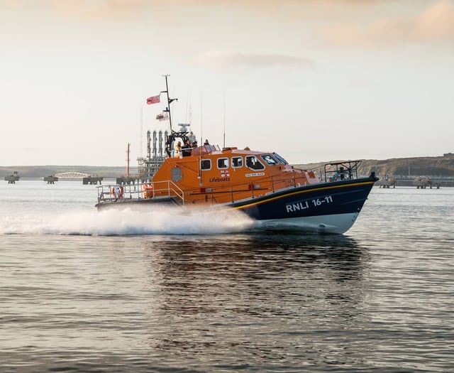 Busy Bank Holiday for Angle RNLI lifeboat crew