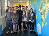 Tenby students tackle hard-hitting topics