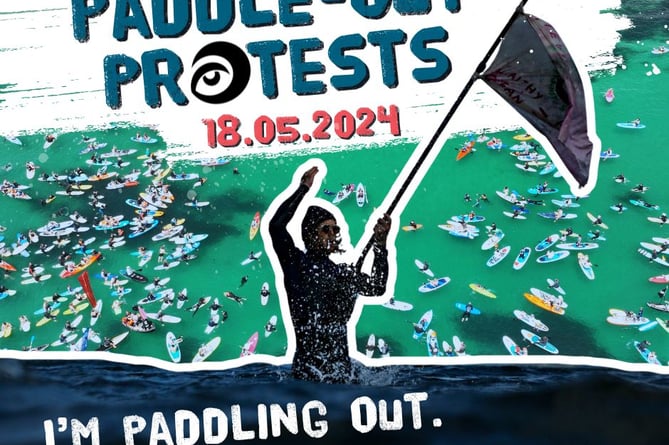 Paddle out Protest