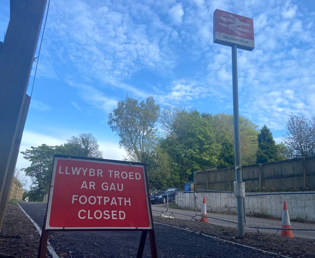 Further 'Active Travel Link' works within Saundersfoot considered