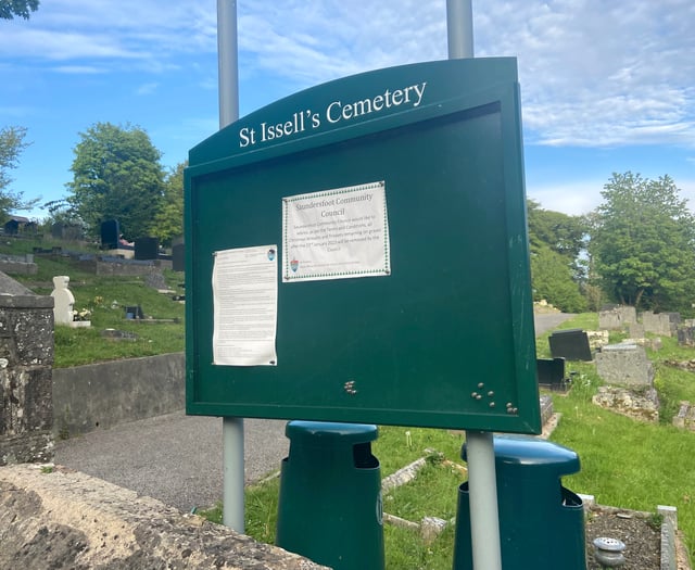 'Flytippers' slammed for targeting Saundersfoot cemetery grounds