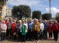 St Issell’s WI unveils Coronation tree plaque at Saundersfoot