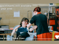 Over 400 blood donation appointments available in Pembrokeshire