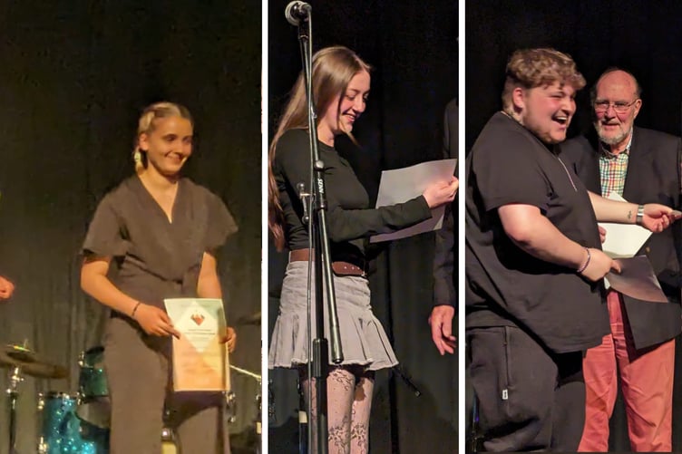 Tarish Matthews: “a fab experience filled with so much talent.”
Lewis Harrison: “Aww, wicked! Was an amazing experience.”
Carys Wood: “Thanks so much for the extremely generous bursary. I will put it to very good use.”