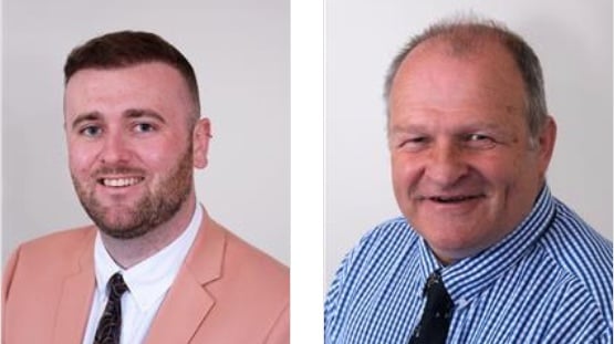 Cllr Josh Beynon and Cllr Huw Murphy