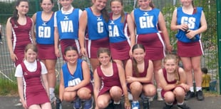 Saundersfoot School’s netball team showcase their formidable skills